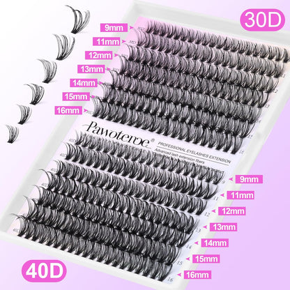 Lash Extension DIY Kit - 280 Cluster Lashes