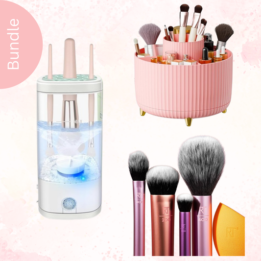 Makeup Brush Cleaner - Makeup Brush Set - Organizer