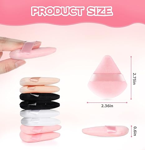 Makeup Triangle Sponge Set of 8